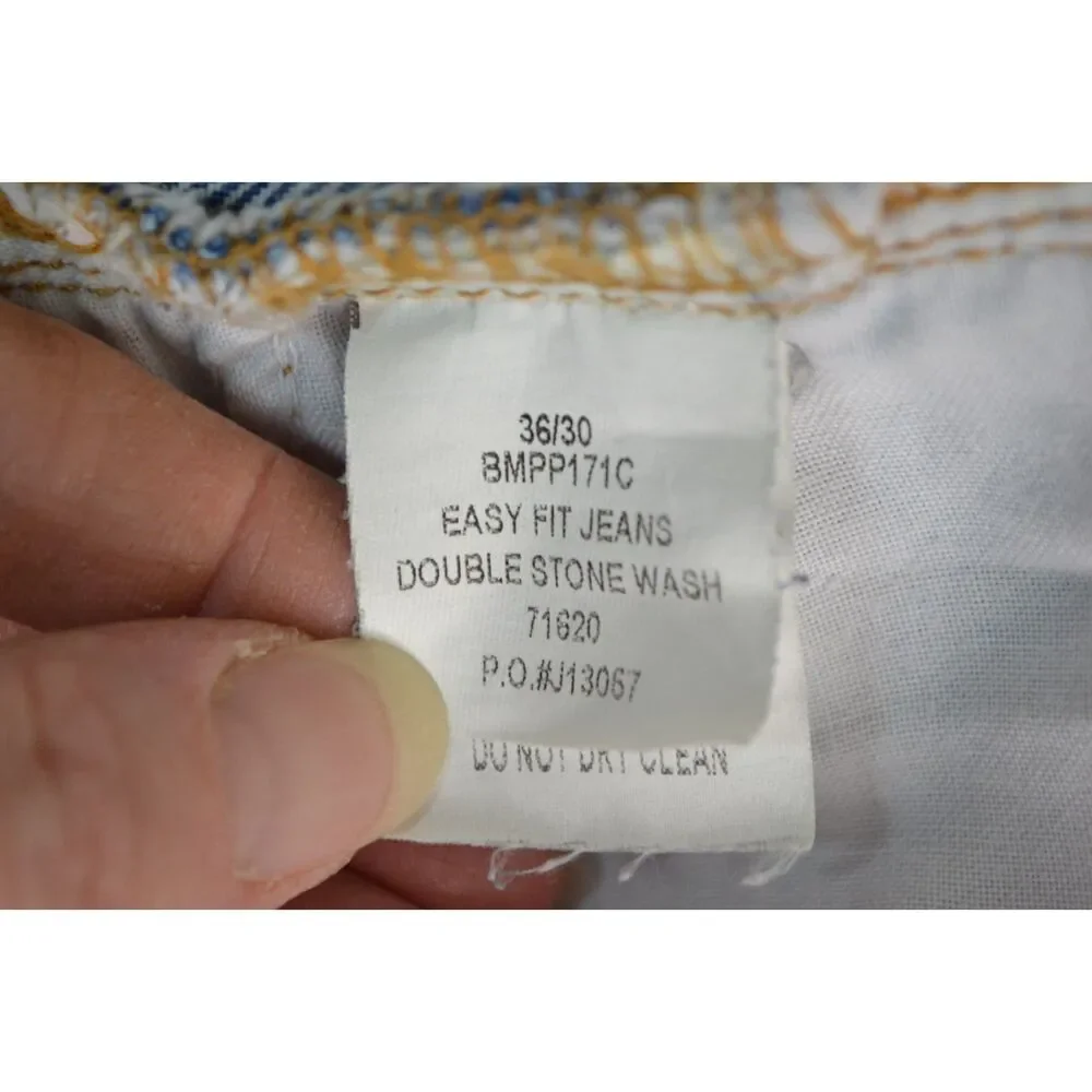 Calvin Klein Jeans Men's 36x30 Easy Fit Double Stone Wash Tapered Jeans